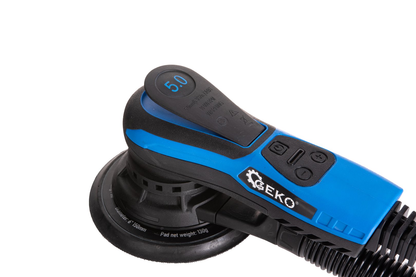 Børsteløs eksentersliper 150 mm 350 W med variabel hastighet - Bilde 13