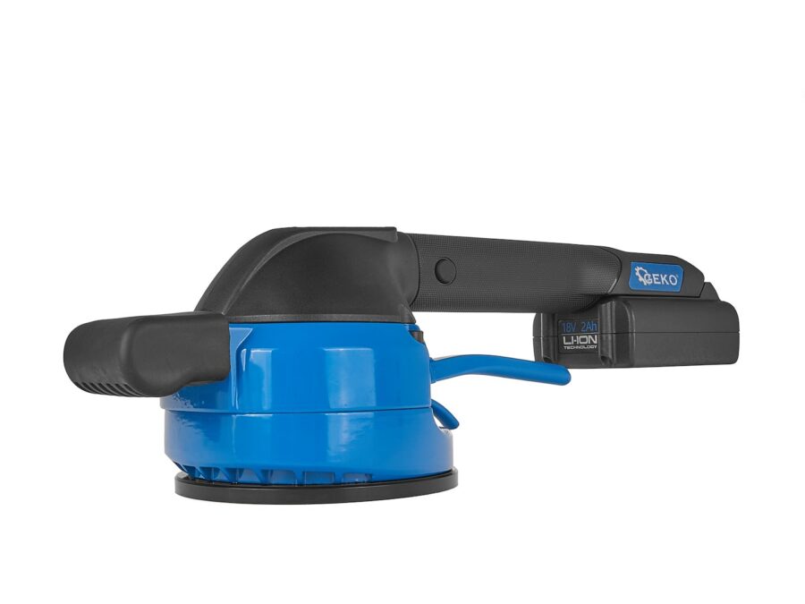 Vibrerende sugekopp for flislegging - sett med lader og 2 x 18V batterier – bilde 1 av 15