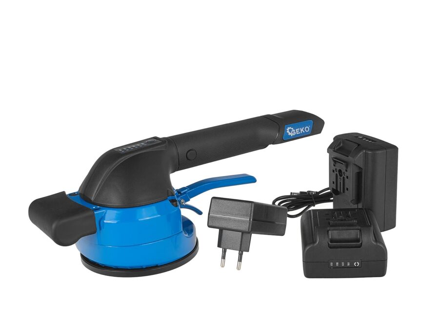 Vibrerende sugekopp for flislegging - sett med lader og 2 x 18V batterier – bilde 15 av 15