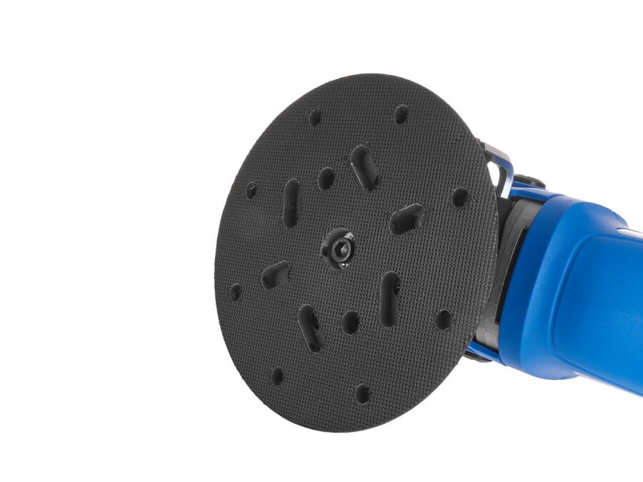 Dobbeltvirkende bilpoleringsmaskin med justerbar 150 mm Geko Premium + sett med 4 svamper – bilde 8 av 19
