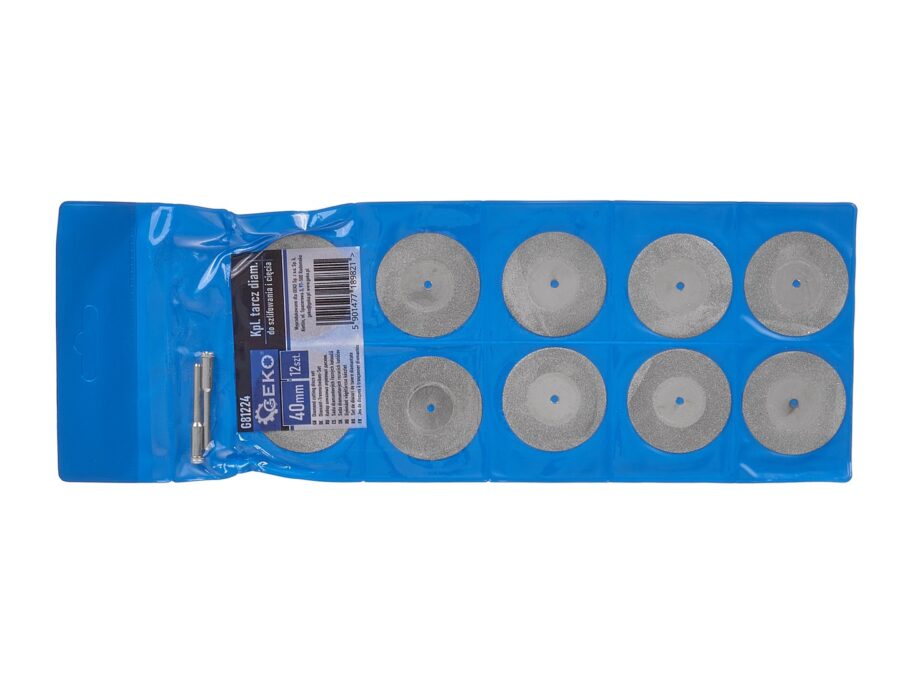 Sett med diamantslipe- og kutteskiver 40 mm 12 stk. – bilde 4 av 6
