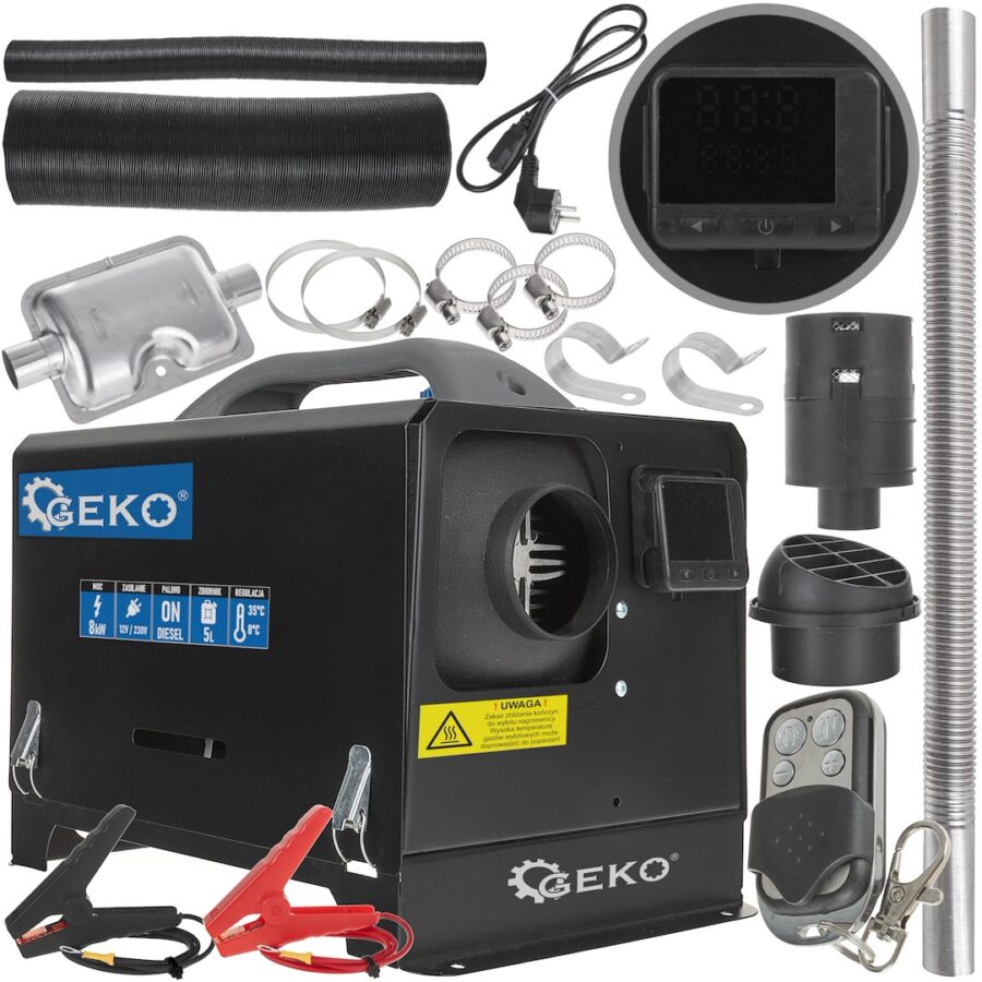 Bilvarmer - Diesel Parkeringsvarmer 12V / 230V 8Kw – bilde 3 av 16