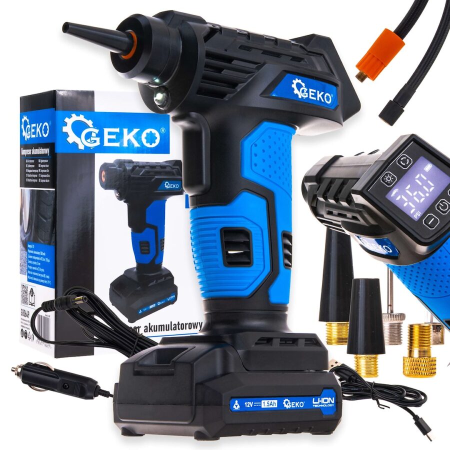 Pumpe - 12V LCD-batterikompressor – bilde 10 av 16