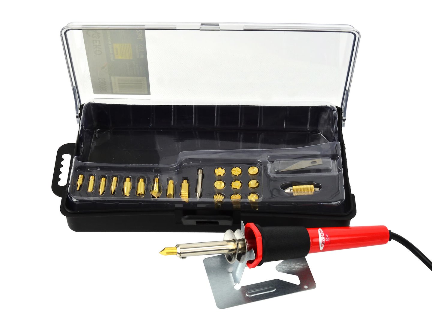 Ved- og lærbrenner 23 stk. - Bilde 2