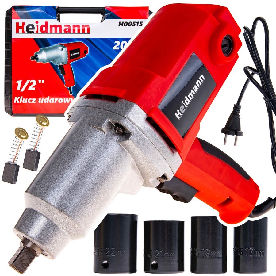 1/2" elektrisk muttertrekker + H-type piper – bilde 5 av 14