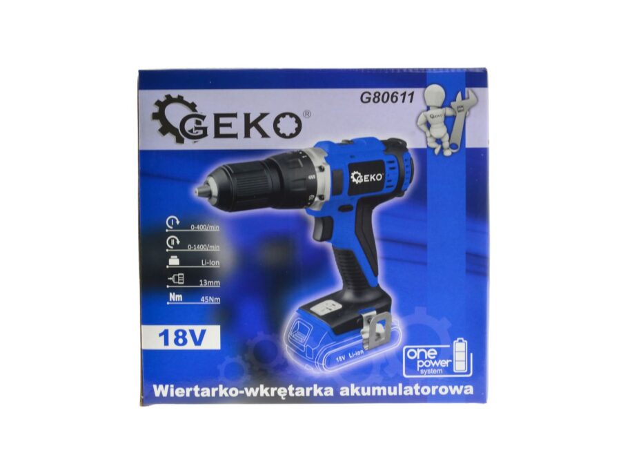 Li-ion 18V 45Nm batteridrevet drill – bilde 3 av 8