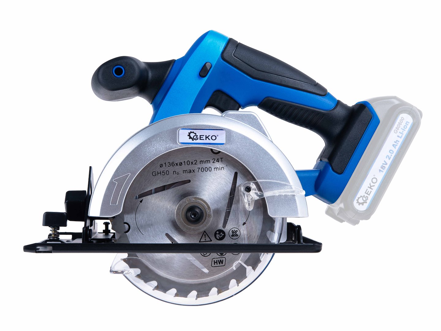 18V Li-ion batteridrevet sirkelsag - Bilde 6