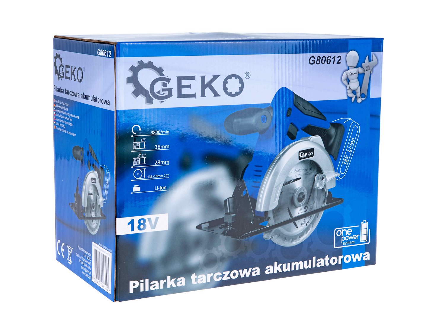 18V Li-ion batteridrevet sirkelsag - Bilde 4