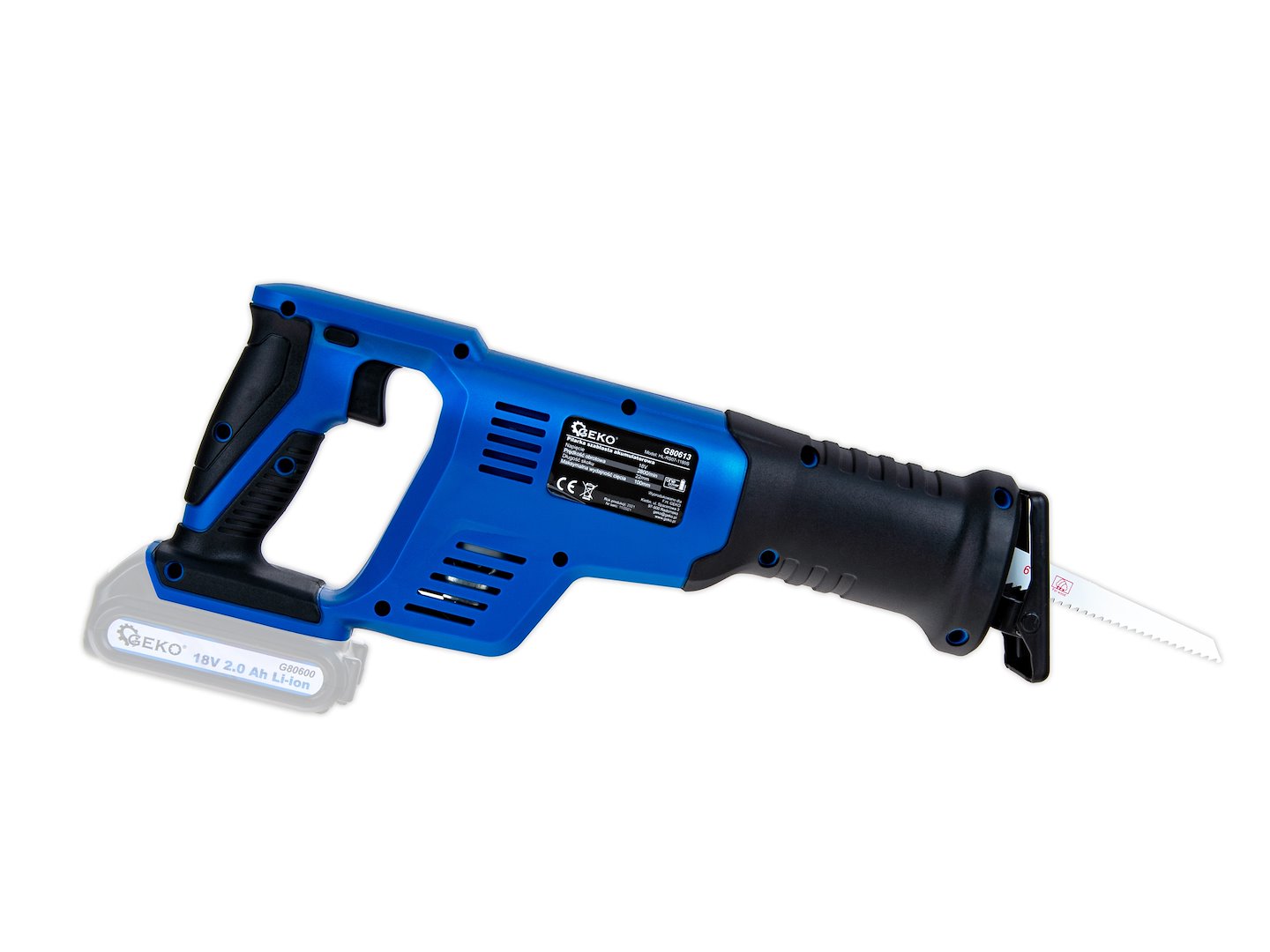 18V Li-ion batteridrevet bajonettsag - Bilde 5