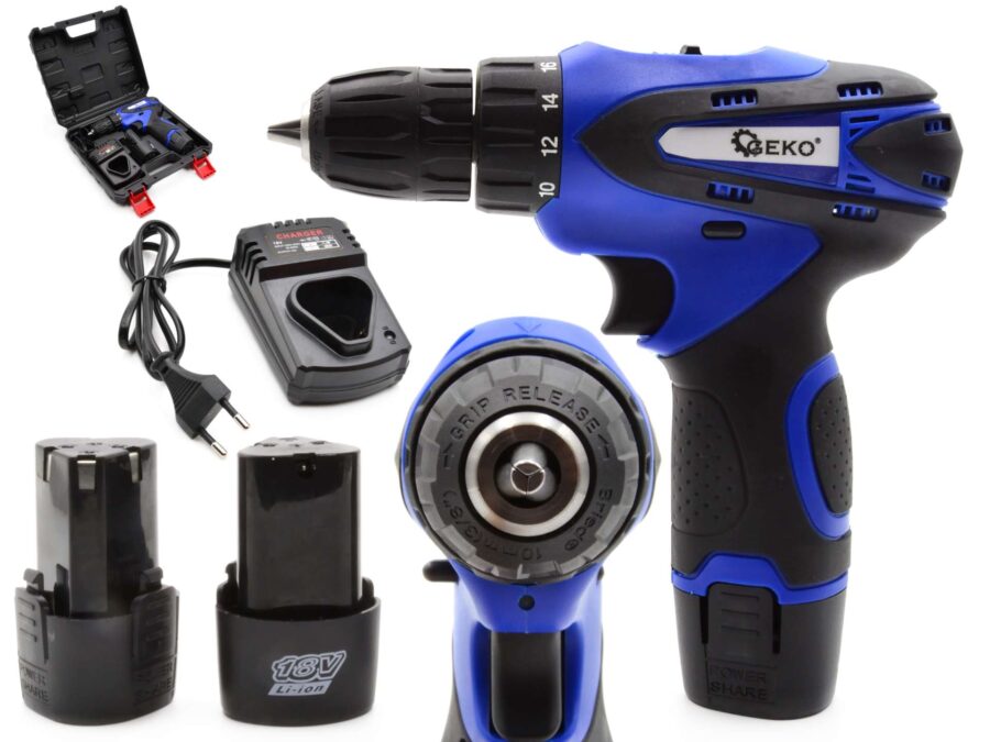 18V Li-ion 2Xaku drill/skrutrekker – bilde 10 av 12