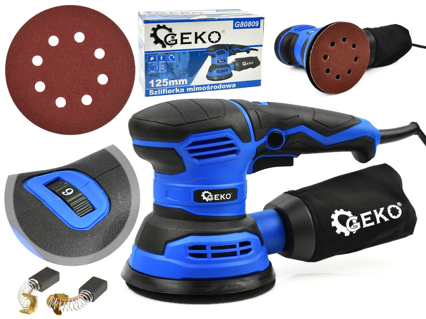 Ekspansjonssliper 125 mm 300 W