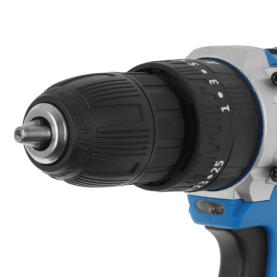 21V slagdrill med 2x 2Ah batteri - Bilde 22