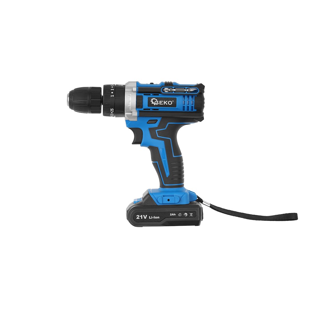 21V slagdrill med 2x 2Ah batteri - Bilde 2