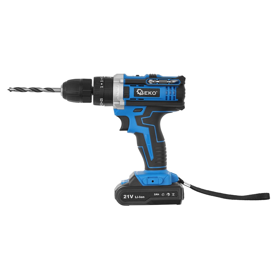 21V slagdrill med 2x 2Ah batteri - Bilde 15