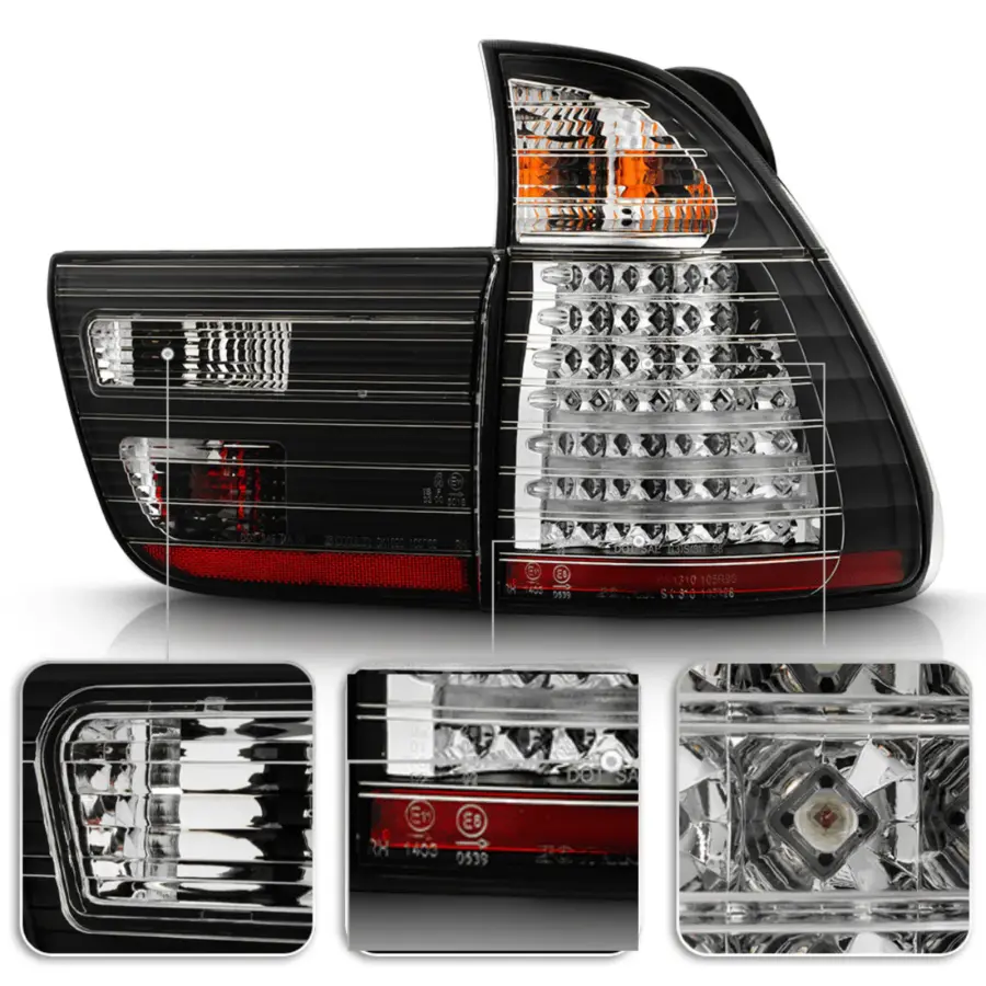 Baklykter BMW X5 E53 09.99-10.03 LED Svart – bilde 2 av 4