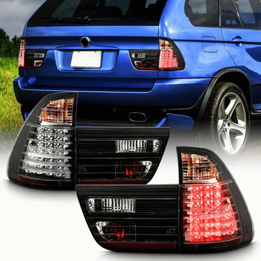 Baklykter BMW X5 E53 09.99-10.03 LED Svart – bilde 1 av 4