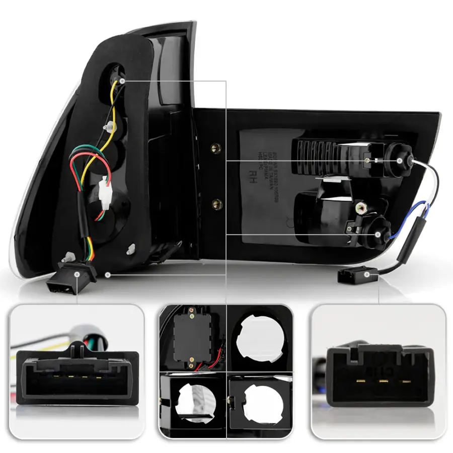 Baklykter BMW X5 E53 09.99-10.03 LED Svart – bilde 4 av 4