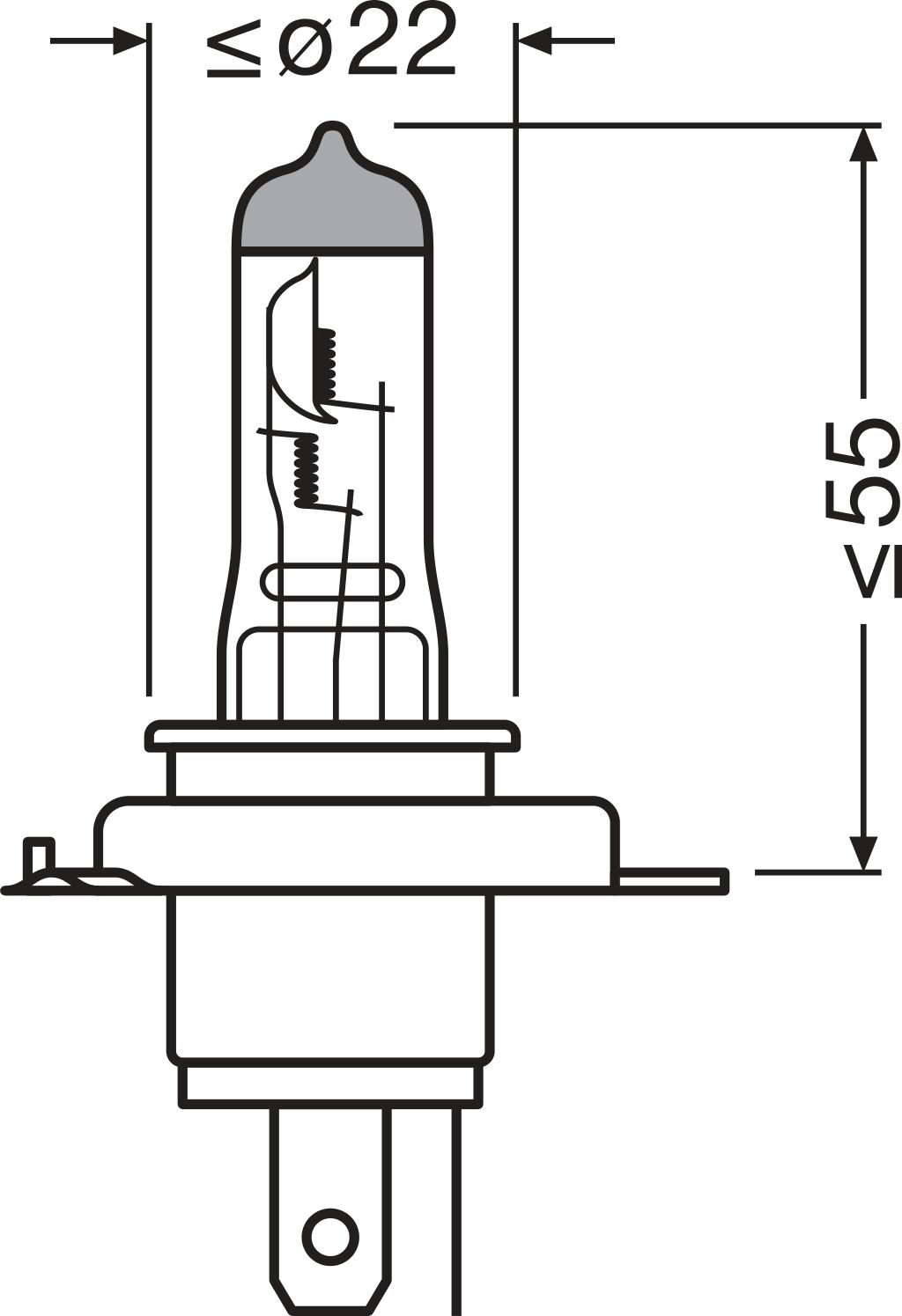 H4 Halogenpærer Night Breaker Silver – 12V 60/55W (Sett 2 stk) - Bilde 4