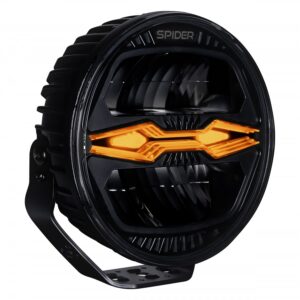 Led Ekstralys Rund 12/24V Med Posisjonslys Og Oransje Varsellys X-Spider Ninja L3442