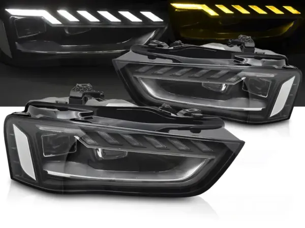 Frontlykter Audi A4 B8 12-15 Full Led Seq Drl – bilde 1 av 2