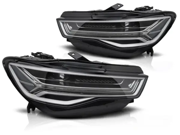 Frontlykter Audi A6 C7 14-18 Full Led Seq Drl – bilde 2 av 2