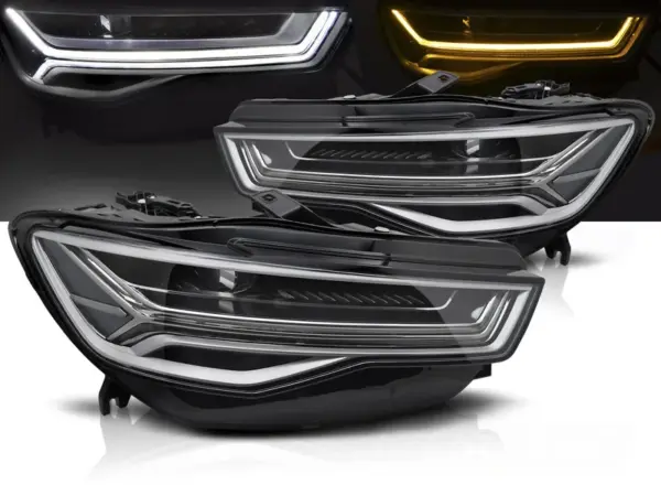 Frontlykter Audi A6 C7 14-18 Full Led Seq Drl – bilde 1 av 2