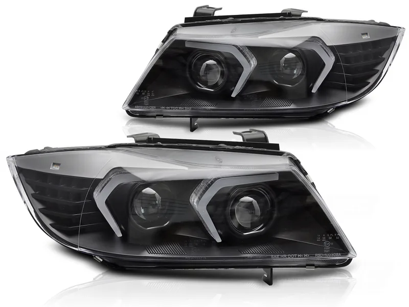 Frontlykter Bmw E90/E91 05-08 Full Led Sort - Bilde 2