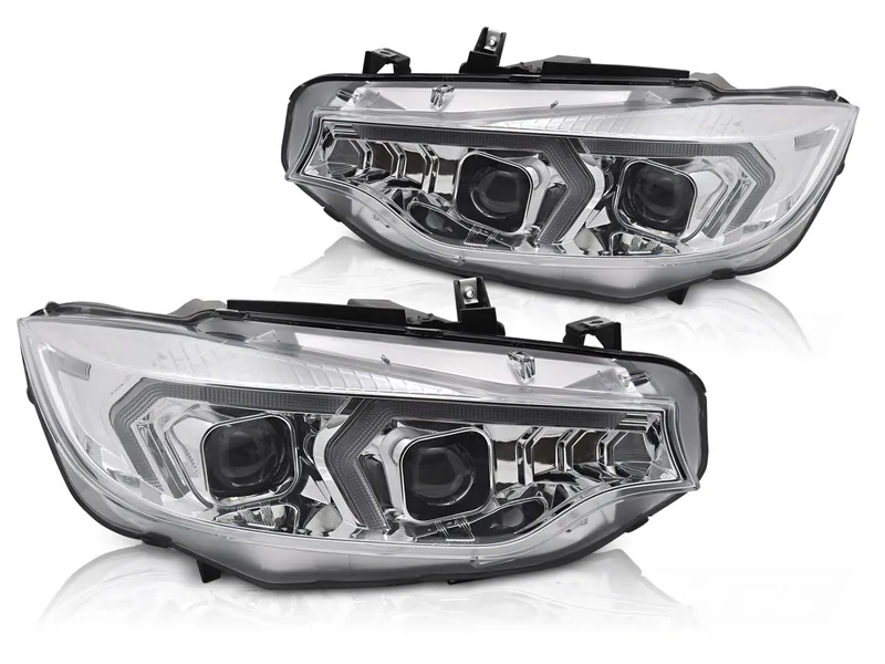 Frontlykter Bmw F32/F33 13-17 Xenon Krom - Bilde 2