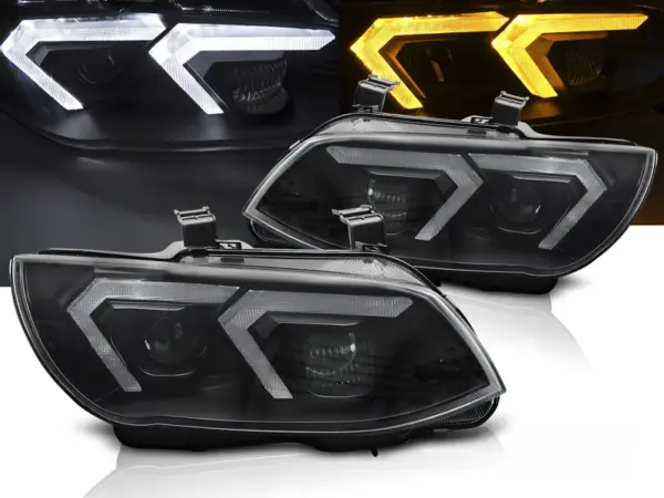 Frontlykter Bmw E92/E93 Lci 10-13 Xenon Sort – bilde 1 av 2
