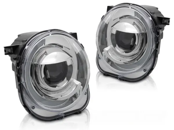 Frontlykter Jeep Renegade 14-18 Chrome Tube – bilde 2 av 2