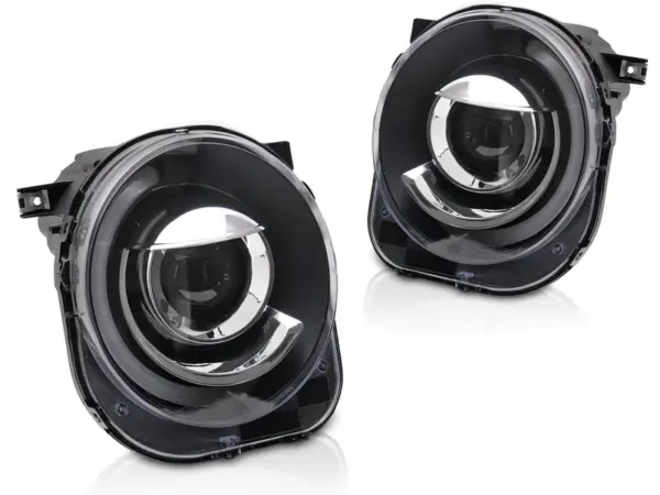 Frontlykter Jeep Renegade 14-18 Black Tube – bilde 2 av 2