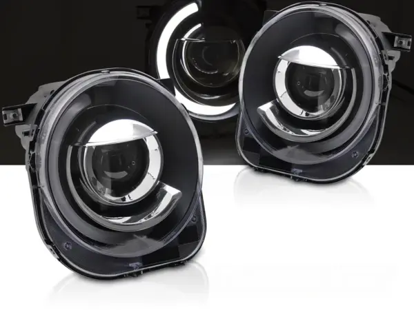 Frontlykter Jeep Renegade 14-18 Black Tube – bilde 1 av 2