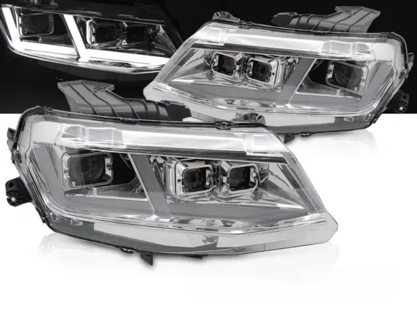 Frontlykter Chevrolet Camaro 16-18 Full Led Chrome – bilde 1 av 2