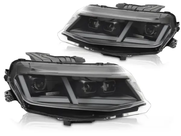 Frontlykter Chevrolet Camaro 16-18 Full Led Sort – bilde 2 av 2