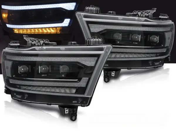 Frontlykter Dodge Ram 19-22 Led – bilde 1 av 2