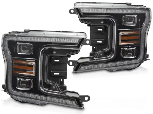 Frontlykter Ford F150 Mk13 17-20 Led Sort Drl – bilde 2 av 2