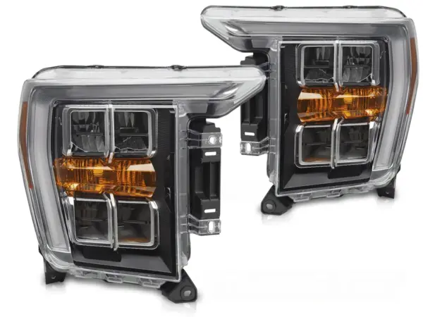 Frontlykter Ford F150 Mk14 20-23 Sort Drl – bilde 2 av 2
