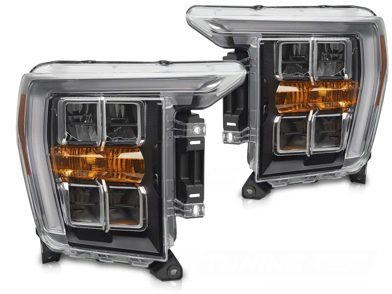 Frontlykter Ford F150 Mk14 20-23 Sort Drl - Bilde 2