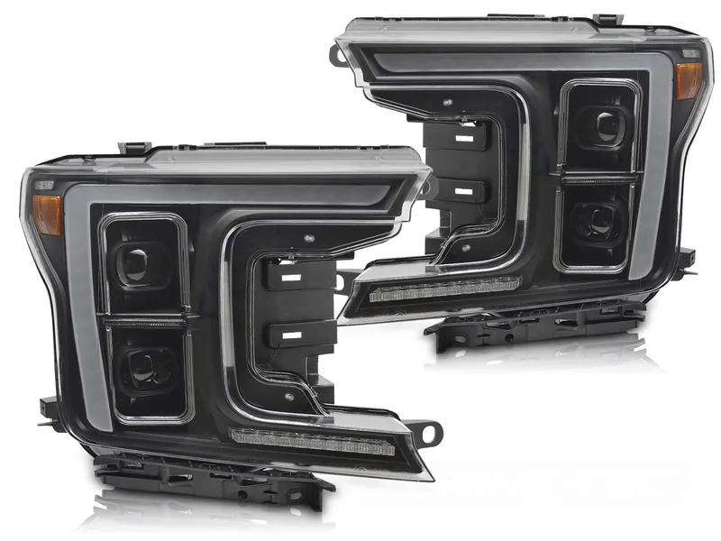 Frontlykter Ford F150 Mk13 17-20 Full Led Sort - Bilde 2