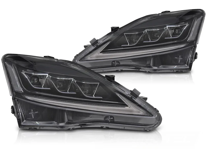 Frontlykter Lexus Is 06-13 Full Led Black - Bilde 2