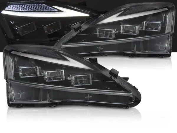 Frontlykter Lexus Is 06-13 Full Led Black – bilde 1 av 2