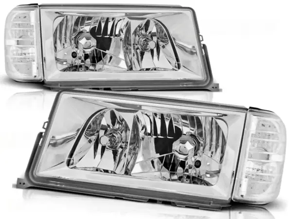 Frontlykter Mercedes W201/190 12.82-05.93 Krom