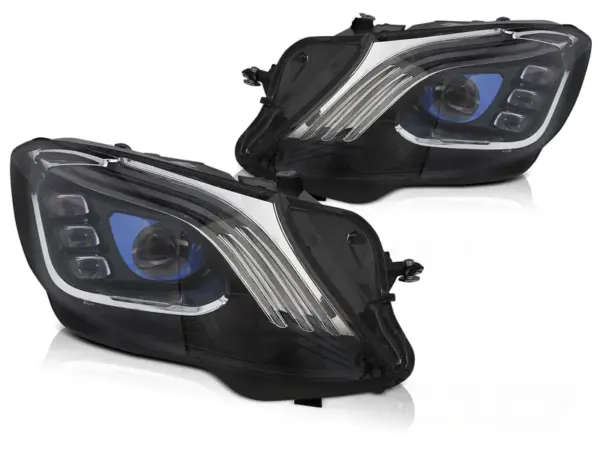 Frontlykter Mercedes W222 13-17 Full Led Sort – bilde 2 av 2