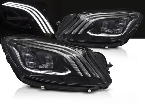 Frontlykter Mercedes S-Klasse W222 13-17 Full Led Drl – bilde 1 av 2
