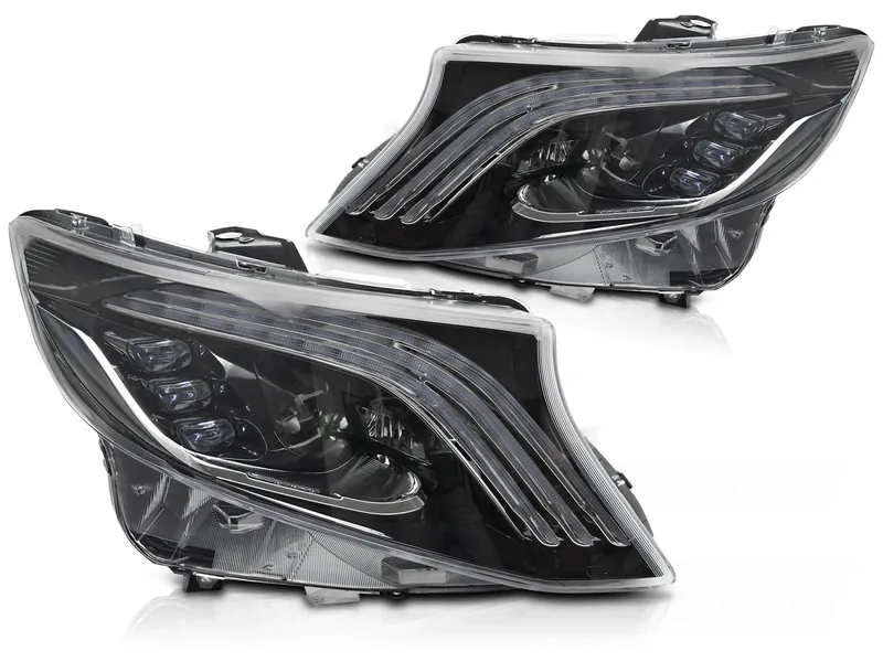 Frontlykter Mercedes V-Klasse/VIto W447 14-23 Full Led Seq Drl - Bilde 2