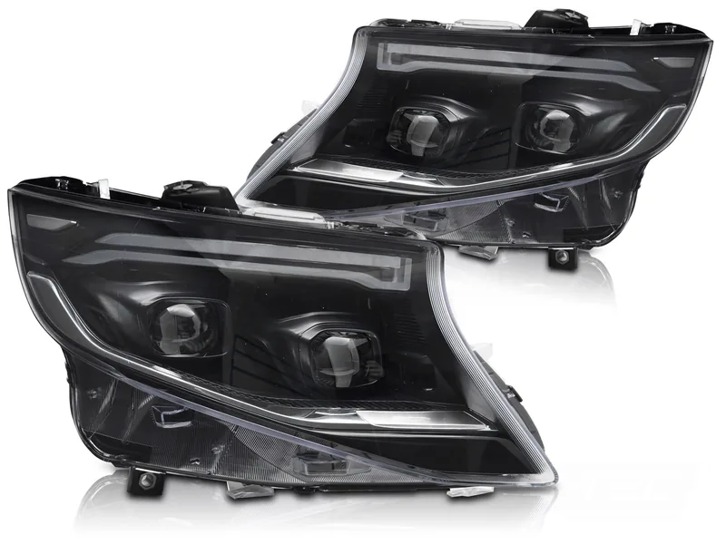 Frontlykter Mercedes V-Klasse/VIto W447 14-23 Full Led Seq Drl - Bilde 2