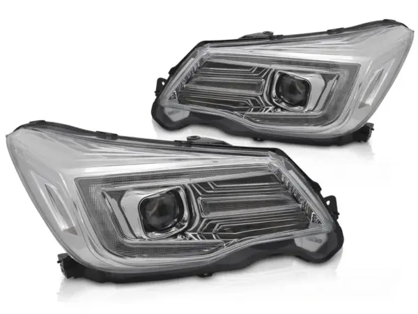 Frontlykter Subaru Forester IV 13-18 Tube Light Drl Chrome – bilde 2 av 2