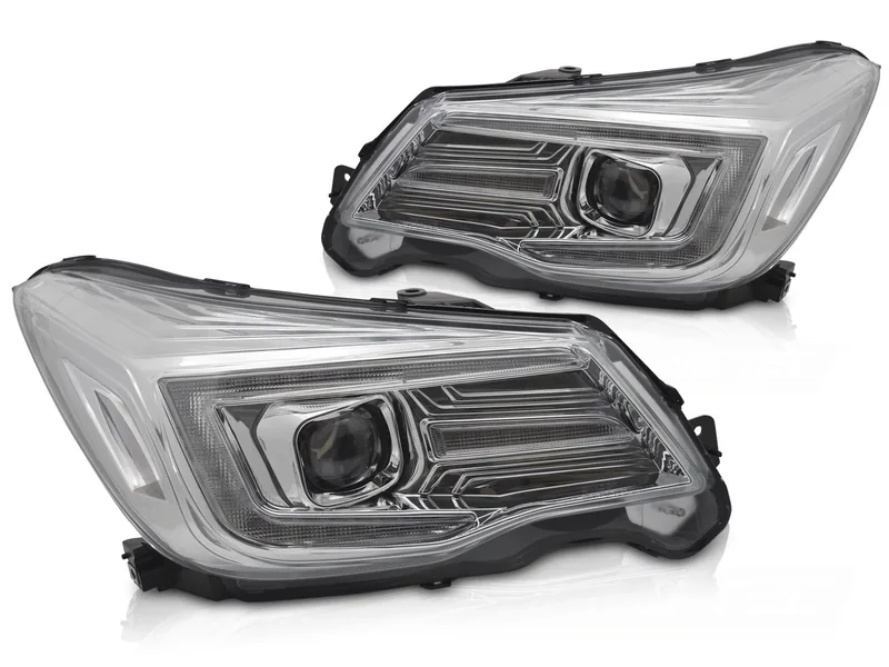 Frontlykter Subaru Forester IV 13-18 Tube Light Drl Chrome - Bilde 2