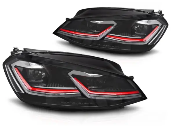 Frontlykter VW Golf VII 12-17 Full Led Red Line Drl – bilde 2 av 2