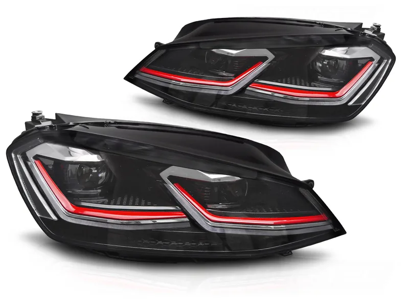 Frontlykter VW Golf VII 12-17 Full Led Red Line Drl - Bilde 2